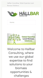 Mobile Screenshot of hallbarconsulting.com